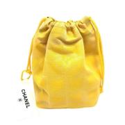 Pre-owned Canvas chanel-bags Chanel Vintage , Yellow , Dames