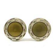 Pre-owned Silver earrings Bvlgari Vintage , Gray , Heren