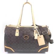 Pre-owned Leather handbags Coach Pre-owned , Brown , Dames