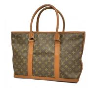 Pre-owned Fabric louis-vuitton-bags Louis Vuitton Vintage , Brown , Da...