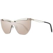 Goud Vrouwen Zonnebril Mono Lens Gespiegeld Just Cavalli , Gray , Dame...