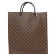 Pre-owned Canvas handbags Louis Vuitton Vintage , Brown , Dames