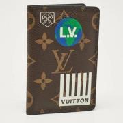 Pre-owned Canvas wallets Louis Vuitton Vintage , Brown , Heren