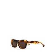 Klassieke Cat Eye Zonnebril Bottega Veneta , Brown , Dames