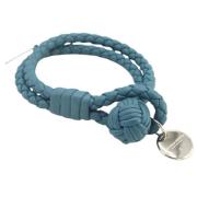 Pre-owned Leather bracelets Bottega Veneta Vintage , Blue , Dames