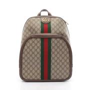 Pre-owned Leather gucci-bags Gucci Vintage , Beige , Dames