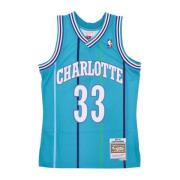 Alonzo Mourning Basketbal Tanktop Mitchell & Ness , Blue , Heren