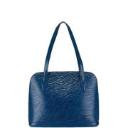 Pre-owned Leather louis-vuitton-bags Louis Vuitton Vintage , Blue , Da...