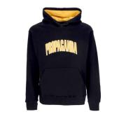 Zwarte College Hoodie Sweatshirt met lange mouwen Propaganda , Black ,...