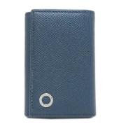 Pre-owned Leather key-holders Bvlgari Vintage , Blue , Heren