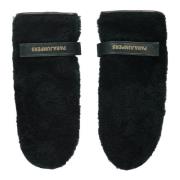 Shearling Leren Handschoenen met Verstelbare Band Parajumpers , Green ...