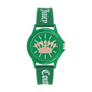 Groene Damesmode Horloge Juicy Couture , Green , Dames