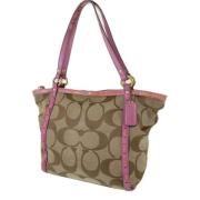 Pre-owned Canvas shoulder-bags Coach Pre-owned , Brown , Dames