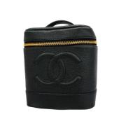 Pre-owned Leather chanel-bags Chanel Vintage , Black , Dames