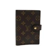 Pre-owned Canvas home-office Louis Vuitton Vintage , Brown , Dames