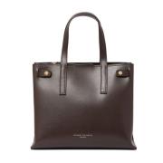 Donkerbruine Altea Leren Schoudertas Gianni Chiarini , Brown , Dames