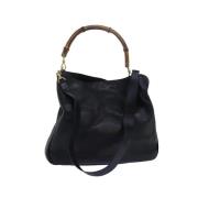 Pre-owned Leather gucci-bags Gucci Vintage , Black , Dames