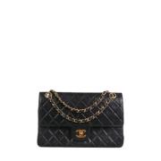 Pre-owned Leather chanel-bags Chanel Vintage , Black , Dames