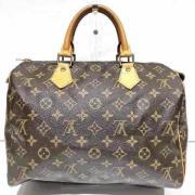 Pre-owned Canvas handbags Louis Vuitton Vintage , Brown , Dames