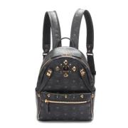 Pre-owned Canvas backpacks MCM Pre-owned , Black , Dames