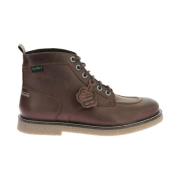 Legendarische Veterschoenen van Leer Kickers , Brown , Heren