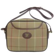 Pre-owned Canvas shoulder-bags Burberry Vintage , Brown , Dames