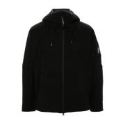 Zwarte Gewatteerde Hoodiejas Aw24 C.p. Company , Black , Heren