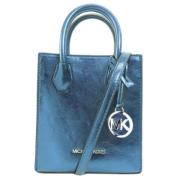 Pre-owned Leather shoulder-bags Michael Kors Pre-owned , Blue , Dames