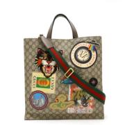 Pre-owned Fabric gucci-bags Gucci Vintage , Beige , Dames