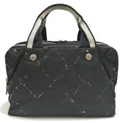 Pre-owned Canvas chanel-bags Chanel Vintage , Black , Dames