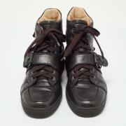 Pre-owned Leather sneakers Christian Louboutin Pre-owned , Brown , Her...