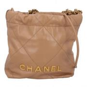 Pre-owned Fabric chanel-bags Chanel Vintage , Brown , Dames