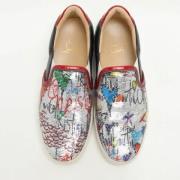 Pre-owned Leather sneakers Christian Louboutin Pre-owned , Multicolor ...