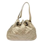 Pre-owned Fabric dior-bags Dior Vintage , Beige , Dames