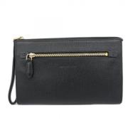 Pre-owned Leather clutches Salvatore Ferragamo Pre-owned , Black , Her...