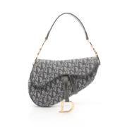 Pre-owned Canvas handbags Dior Vintage , Gray , Dames