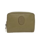 Pre-owned Canvas pouches Salvatore Ferragamo Pre-owned , Green , Dames