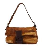 Pre-owned Fur fendi-bags Fendi Vintage , Brown , Dames