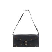 Pre-owned Leather celine-bags Celine Vintage , Black , Dames