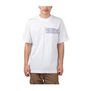 Layered Address T-shirt Calvin Klein , White , Heren