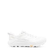 Witte Sneakers Paneelontwerp Logoprint Hoka One One , White , Heren