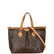 Pre-owned Canvas handbags Louis Vuitton Vintage , Brown , Dames