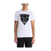 Panterprint Katoenen T-shirt Antony Morato , White , Heren