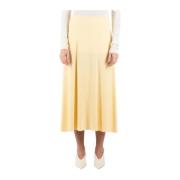 Boterkleurige Stijlvolle Rok Jil Sander , Yellow , Dames