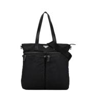 Pre-owned Canvas prada-bags Prada Vintage , Black , Dames