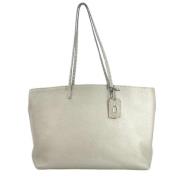 Pre-owned Leather totes Fendi Vintage , Gray , Dames