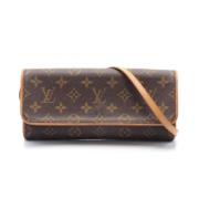 Pre-owned Canvas louis-vuitton-bags Louis Vuitton Vintage , Brown , Da...