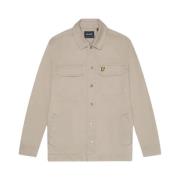 Cord Overshirt Taupe Lyle & Scott , Beige , Heren