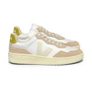 Aegean Project Leren Sneakers Veja , Beige , Dames