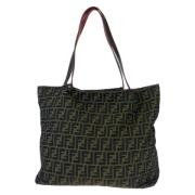 Pre-owned Canvas fendi-bags Fendi Vintage , Brown , Dames